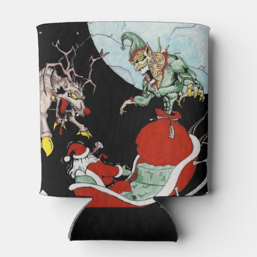 Koelbox voor Kerstmis Nightmare Blikjeskoeler (Achterkant)