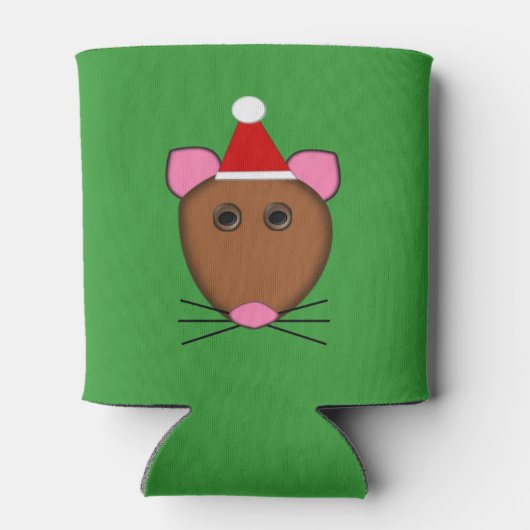 Koelbox voor prettige kerstmuis blikjeskoeler (Achterkant)