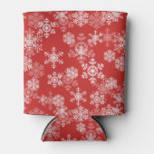 Koelbox voor vakantiewintervlokken blikjeskoeler (Voorkant)