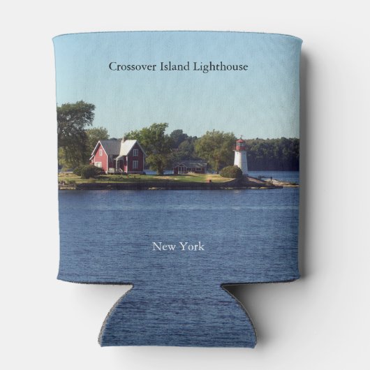 Koelbox vuurtoren van Crossover Island Blikjeskoeler (Achterkant)