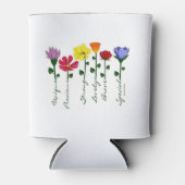 Koelbox - Wildflower n' Words Blikjeskoeler (Voorkant)