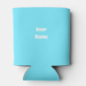 Koelbox - Zeemeermin in Heart Ocean Blue Blikjeskoeler (Achterkant)