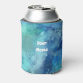 Koelbox - Zeemeermin op Heart Aqua Blikjeskoeler (Blikje Achterkant)