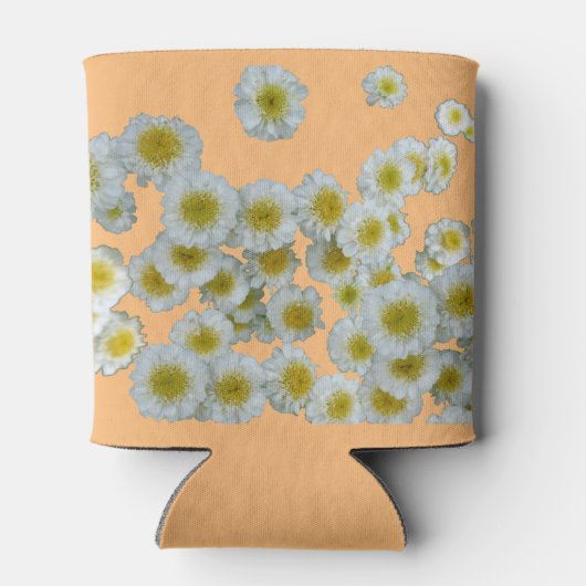 Koelbox zomertijd kleurrijke bloemen blikjeskoeler (Achterkant)