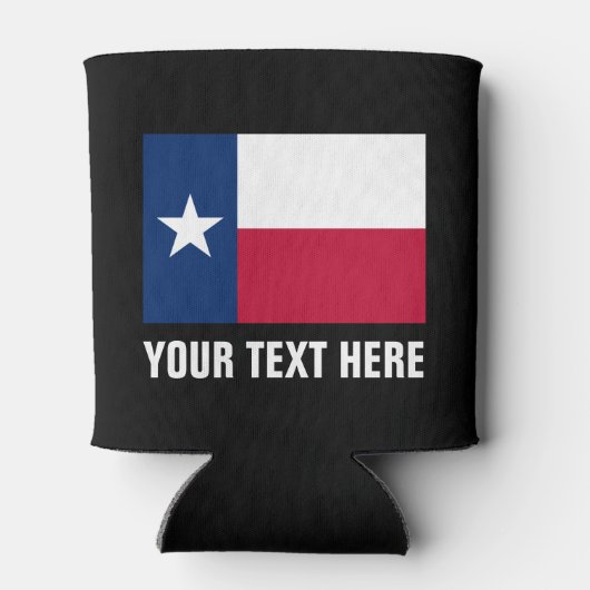 Koelboxxen met Texaanse vlag | Texaanse bierhouder Blikjeskoeler (Achterkant)