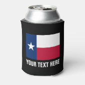 Koelboxxen met Texaanse vlag | Texaanse bierhouder Blikjeskoeler (Blikje Achterkant)