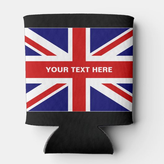 Koelboxxen onder de vlag van British Union Jack |  Blikjeskoeler (Achterkant)