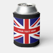 Koelboxxen onder de vlag van British Union Jack |  Blikjeskoeler (Blikje Achterkant)