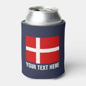 Koelboxxen onder Deense vlag | Denemarken icoon bi Blikjeskoeler (Blikje Voorkant)