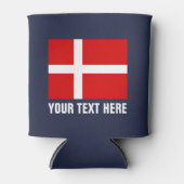 Koelboxxen onder Deense vlag | Denemarken icoon bi Blikjeskoeler (Voorkant)
