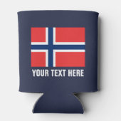 Koelboxxen onder Noorse vlag | Noorse bierhouders Blikjeskoeler (Achterkant)