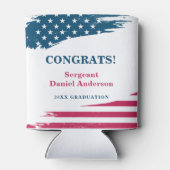 Koelboxxen van de American Flag Graduation Party Blikjeskoeler (Achterkant)