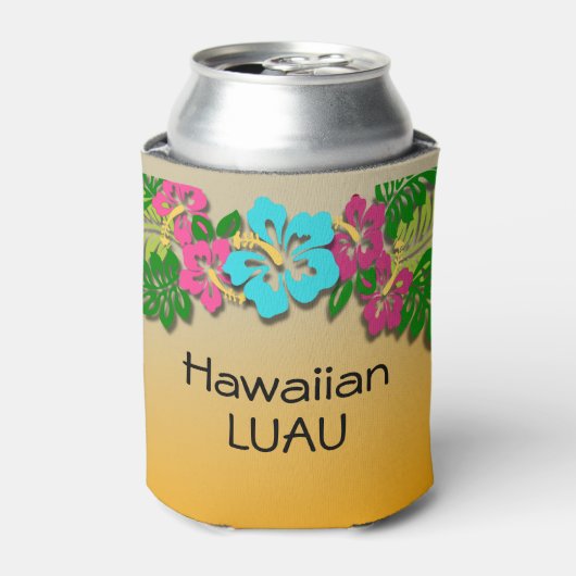Koelboxxen van Hawaiian Luau Blikjeskoeler (Blikje Voorkant)