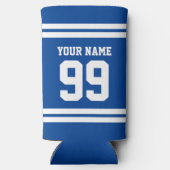 Koelboxxen voor hardseltzer met jersey-nummer seltzer blikjeskoeler (Achterkant)