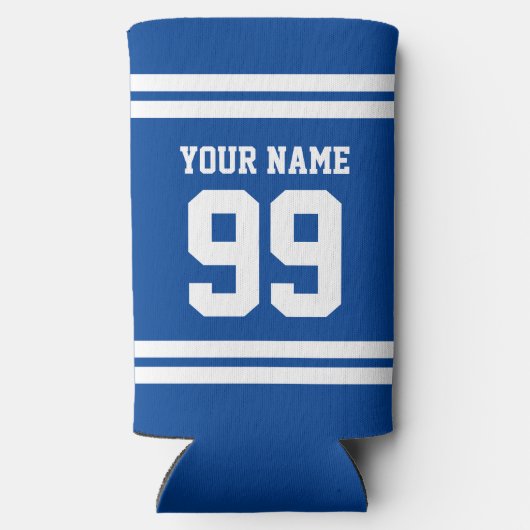 Koelboxxen voor hardseltzer met jersey-nummer seltzer blikjeskoeler (Achterkant)