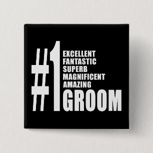 Koelcadeaus voor kamers: Nummer één groep Vierkante Button 5,1 Cm