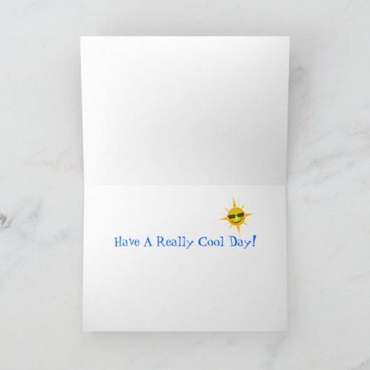 Koeldag op de strandsurfplank, zaterdag kaart (Binnen)