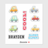 Koeldier in auto's en vrachtwagens sticker (Vel)