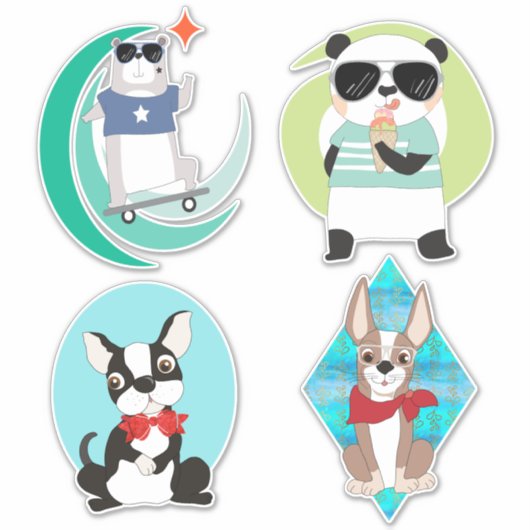 Koeldieren Sticker (Voorkant)