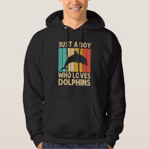Koeldolfijn voor jongens Kinder dolfijnen Beluga w Hoodie