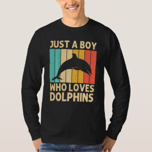 Koeldolfijn voor jongens Kinder dolfijnen Beluga w T-shirt