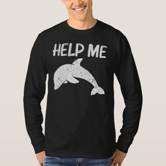 Koeldolfijn voor mannen Bottlenose Dolphin Anim T-shirt (Voorkant)
