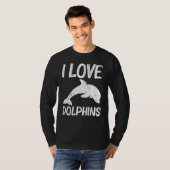 Koeldolfijn voor mannen Bottlenose Dolphin Anim T-shirt (Voorkant volledig)