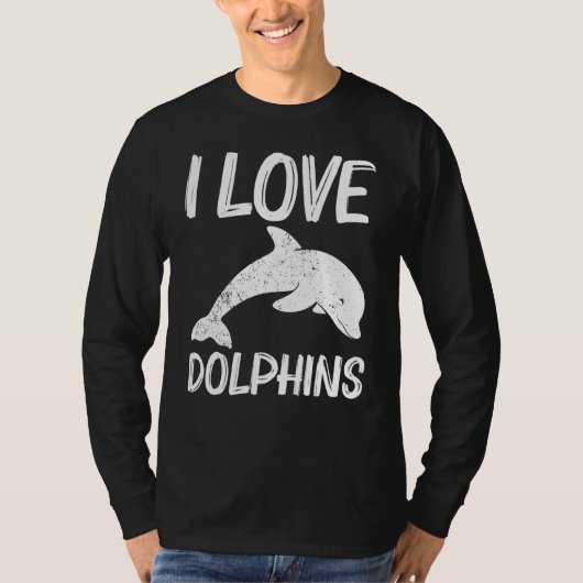 Koeldolfijn voor mannen Bottlenose Dolphin Anim T-shirt (Voorkant)