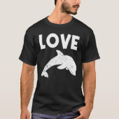 Koeldolfijn voor mannen Bottlenose Dolphin Anim T-shirt (Voorkant)