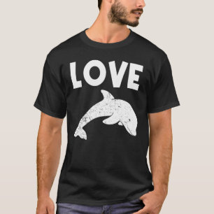 Koeldolfijn voor mannen Bottlenose Dolphin Anim T-shirt