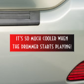Koeldrommer Bumpersticker (Op auto)