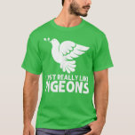 Koelduif voor mannen Staple Homing Pigeon Rac T-shirt<br><div class="desc">Koel duif voor mannen die duivenracen smeden.</div>