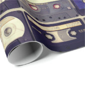 Koele 80s vintage cassette cadeaupapier (Rol Hoek)