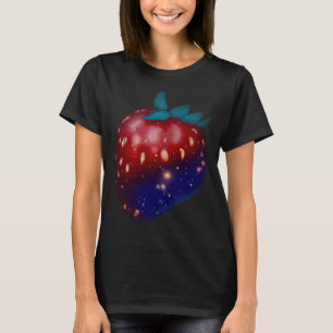 Koele aardbei fruit melkweg aardbei boer t-shirt