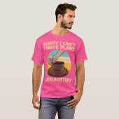 Koele Aardewerk Keramische Pot Lover T-shirt (Voorkant volledig)