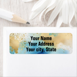 Koele adresetiketten etiket