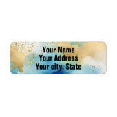 Koele adresetiketten etiket (Voorkant)