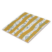 koele Afrika patroondecor keramische tegel Tegeltje (Zijkant)