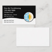 Koele airconditioning Moderne Visitekaartjes (Voorkant / Achterkant)