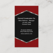 Koele algemene constructie Visitekaartjes (Voorkant)