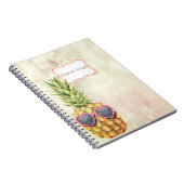 Koele Ananas, Bokeh Notitieboek (Rechterzijde)