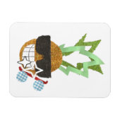 Koele ananas foto magneet (Horizontaal)