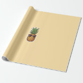 Koele Ananas met Zonnebril Cadeaupapier (Uitgerold)