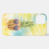 Koele Ananas, Waterverf Regenboog Tie Dye Case-Mate iPhone Case (Achterkant (horizontaal))