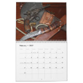 Koele antiek pistolen kalender (Feb 2027)