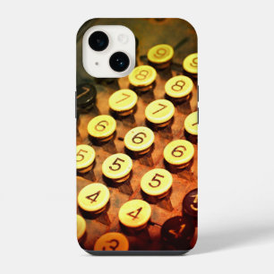 koele antieke rekenmachine toetsen fotografie iPhone 14 hoesje