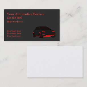 Koele Auto Automotive Diensten Visitekaartje