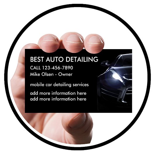 Koele Auto Detailing Visitekaartje