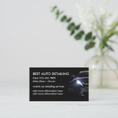 Koele Auto Detailing Visitekaartje (Staand voorkant)