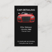 Koele autodecoratie visitekaartjes (Voorkant)